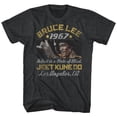 thumbnail image 1 of Bruce Lee Chinese Martial Arts Icon Defeat Is A State Of Mind Adult T-Shirt Tee, 1 of 2