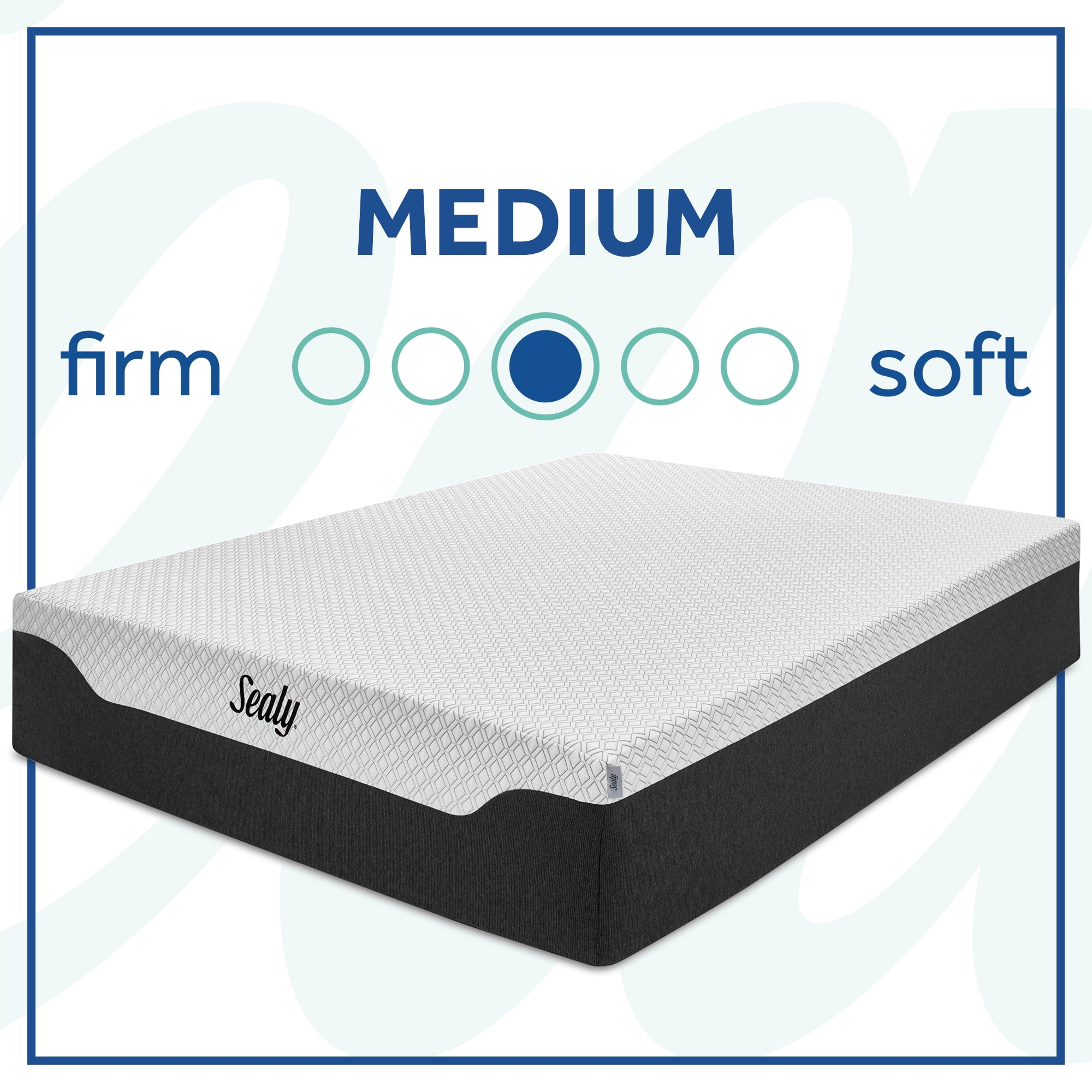 Sealy 14" Cool & Clean Hybrid Mattress, Twin-XL