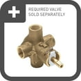 thumbnail image 2 of Moen T2138EP Eva Posi-Temp Eco-Performance Shower Trim Kit Valve Required Chrome, 2 of 4