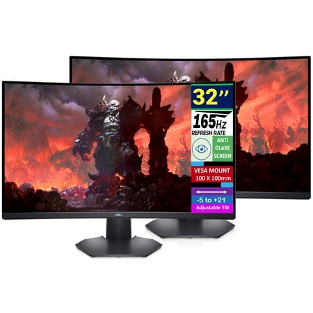 Dell S3222DGM QHD 165 Hz Gaming Monitor Review: Solid Color