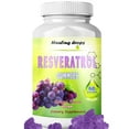 thumbnail image 6 of Resveratrol Gummies - Potent Resveratrol Supplement for Immune & Digestive Support Antioxidant Heart & Brain Wellness Resveratrol 1200mg Healing Drops, 6 of 6