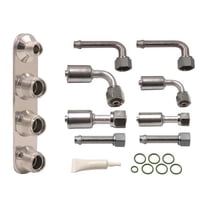 4-Way Bulkhead Plate and Fitting Kit for Heat and A/C, Inline