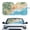 Beach Starfish Pattern, variant on XYZCANDO Car Windshield Sun Shade with Blue Gold Sea Turtle, Storage Bag for Vehicle, Blocks Uv Rays to Keep Interior Cool