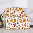 thumbnail image 3 of Gaeub Fall Gnomes Harvest Printed Flannel Throw Blanket,Plush Throw,Fuzzy Bed Blanket for Bedding Sofa and Travel,Decorative Blanket-50"x40", 3 of 6