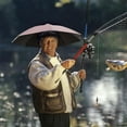 thumbnail image 7 of Adjustable Vinyl Umbrella Hat for Sun and Rain Protection 27 Inch Hands-Free Outdoor Activities, 7 of 7