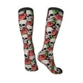 thumbnail image 4 of Easygdp Skull And Roses Fashionable Adult Sockings&Sports Sockings&Breathable Sockings, Non-Pilling,Contrasting Color Design, 4 of 9