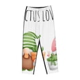 thumbnail image 4 of Daiia Cactus Gnome Women's Sleep Pant with Pockets and Drawstring,Pajama Pants-Small, 4 of 9
