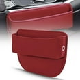 thumbnail image 2 of 11.8x2x7.9in 2025 Upgraded Car Seat Storage Box - Leather Universal Organizer with Anti-Slip Elastic Sponge, Car Seat Gap Filler for SUV/Truck(Red), 2 of 7