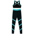 thumbnail image 4 of CHICTRY Girls 2Pcs Dance Sports Suit Tracksuit Sleeveless Crop Top with Athletic Leggings Set Activewear, 4 of 5