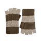 thumbnail image 1 of Guantes Guantes de dedos descubiertos para mujer Guantes cálidos con bloques de color para invierno Guantes para hombre Guantes de medio dedo para mujer Imprescindibles para el invierno, 1 of 2