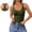 Army Green, variant on Women's Tank Tops with Built in Bras Summer Racerback Solid Color Ribbed T Shirts for Women Casual Versatile Sleeveless V Neck Going Out Tops (Hot Pink,L)