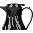 thumbnail image 6 of TrueCraftware- 42 oz/ 1.24 L Swirl Double Wall Insulated Beverage Server Black Color- Thermal Coffee Carafe/Server Plastic Built-in Front ID Tag (3 included) NSF Certified Hot Beverage Dispenser, 6 of 7