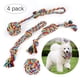 thumbnail image 2 of Juguetes de cuerda para perros pequeños y medianos - Beneficios Rescate de perros sin fines de lucro - Juguetes para masticar perros para razas pequeñas y medianas - Juguetes de algodón para perros pa Feliz Sencillez, 2 of 5
