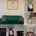 thumbnail image 3 of XIBUFE Jackalope Wall Decor,Animal Head Resin Antler Rabbit Mount, 3 of 7