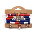 thumbnail image 4 of Independence Day Multi-layer Beaded Polymer Clay Bracelet for Patriotic Celebration 4th of July Red White and Blue Fashion Jewelry Accessory, 4 of 8