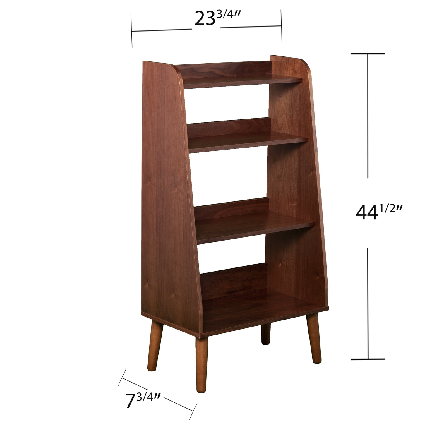 Berritza Midcentury Modern Bookshelf Walmart