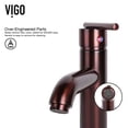 thumbnail image 4 of vigo golden greek glass vessel sink and faucet set, oil rubbed bronze, 4 of 7
