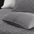 thumbnail image 4 of Madison Park Harper King/Cal King 3 Piece Velvet Quilt Set in Grey, 4 of 6