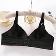thumbnail image 6 of Women Wireless Front Closure Bra Full Support Non Padded Soft Breathable Comfort Bra for Everyday Wear and Sleep, 6 of 7