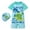 Light Blue-K, variant on Shadoumai Kid Swimsuits with Shorts Qick Dry Swimwear Set Boys Swim Shirt and Shorts Set Beach Kids Bathing Suit