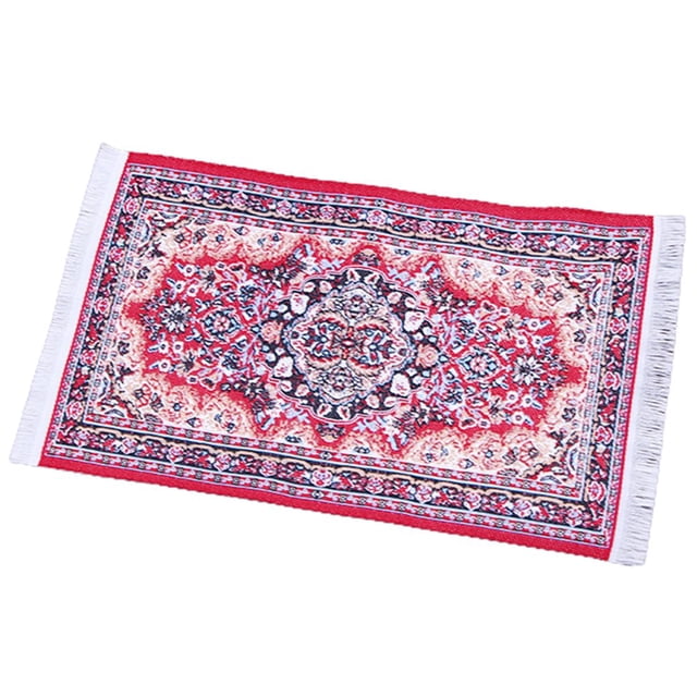 SUTENGDA Persian Multicolor Prayer Rug 6.69” x 3.94”