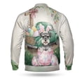 thumbnail image 2 of Easter Egg Schnauzer Bunny Ear Welcome Spring Truck All Over Print 3D Baseball Jacket Miniature Schnauzer Dog Lover Bomber Jacket Softball - 12002, 2 of 6