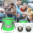 thumbnail image 4 of 12l Collapsible Water Bucket, Portable Foldable Fishing Container with 500d Leakproof Tarpaulin for Camping, Hiking, Car Washing & Outdoor Activities,Vsgery, 4 of 4
