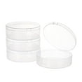 thumbnail image 3 of 20Pack PP Round Bead Storage Containers Cylinder Bead Containers Clear Storage Organizer Box 2x0.7 inch with Screw Lids for Eye Shadow Powder Beads Jewelry and Small Items, 3 of 9