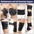thumbnail image 6 of SupreGear Adjustable Thigh Compression Wraps 2-Pack for Leg Support, Dark Blue, 59 in, 6 of 7