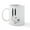 White, variant on CafePress - Peanuts Snoopy Emoji - 11 oz Ceramic Mug - Novelty Coffee Tea Cup