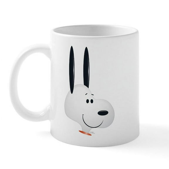 CafePress - Peanuts Snoopy Emoji - 11 oz Ceramic Mug - Novelty Coffee Tea Cup