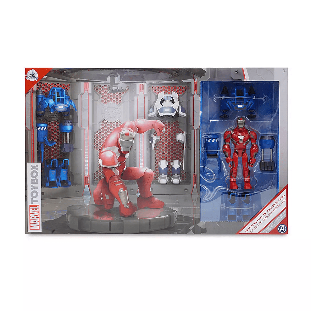 Disney Marvel Toybox Iron Man Hall of Armor Play Set