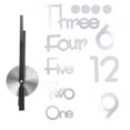 thumbnail image 3 of Wall Sticker Clock, Durable Frameless Decorative Easy To Install Wall Clock, Fashionable For Gifts And Crafts, Business Gifts  Room Decor Large,Middle Size, 3 of 8