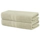 thumbnail image 1 of Juego de 2 toallas de baño de algodón REGALWOVEN, suaves, altamente absorbentes y de secado rápido para baño, gimnasio, SPA, yoga, marrón 28' x 56', 1 of 7
