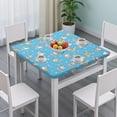 thumbnail image 3 of Cute Shiba Inu Square Fitted Tablecloth with Elastic Edge,Square Table Cover,Washable Elastic Table Cover for Home Kitchen Party Decor 36"x36", 3 of 6