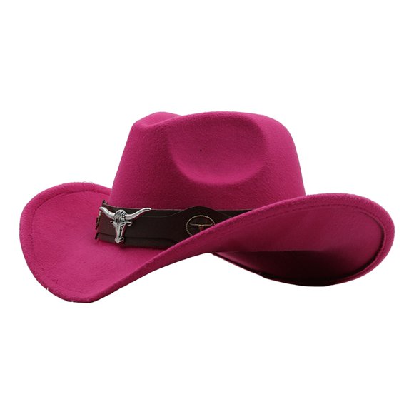 Men Hat Women's Woven Classic Cattleman Hat Winter Outdoor Cowboy Baseball Caps cowboy hat cowboys gifts for women Red