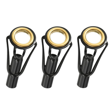 4.6mm Tube Dia Fishing Rod Tips Repair Kit Stainless Steel Ring Guide 3 Pack