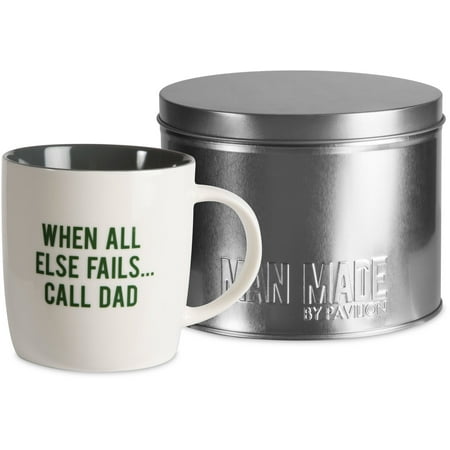 Elle Set - Pavilion - When All Else Fails... Call Dad 12oz Coffee Cup Mug & Tin Gift Set