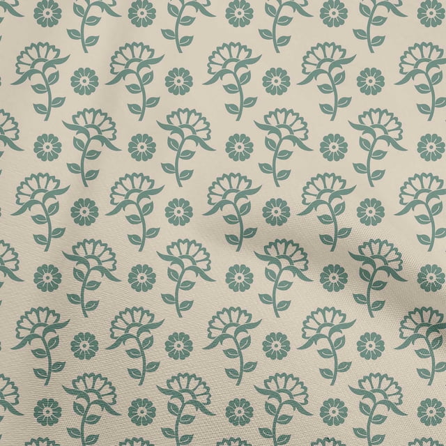 oneOone Silk Tabby Light Brown Fabric Asian Floral Block Sewing Craft Projects Fabric Prints By Yard 42 Inch Wide