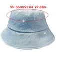 thumbnail image 5 of Foldable Sunproof Fisherman Hat for Women Outdoor Activity Summer Daily Wear Travel Camping Hat with Rhinestones Design, 5 of 20