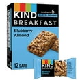 thumbnail image 6 of KIND Breakfast, Healthy Snack Bar, Blueberry Almond, Gluten Free Breakfast Bars, 100% Whole Grains, 1.76 OZ Packs (6 Count), 6 of 9