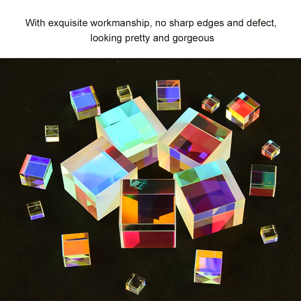 Details about   15mm Cubic Science Cube Optical Prisma Photography with Hexahedral Prism Home 