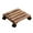 Square 25, variant on SDFGTstore Wood Plant Stand with Wheels Heavy Duty Rolling Plant Stand Plant Roller with Casters Strong Plant Roller Stand