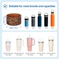 thumbnail image 4 of Bota protectora de silicona Prurex para Stanley Quencher 1.18-1.19L, 4 of 5