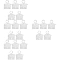 thumbnail image 6 of FRCOLOR 20 pcs  Graduation Heat Transfer Keychains Pendant Blank DIY Graduation Key Ring Bag Pendant, 6 of 8
