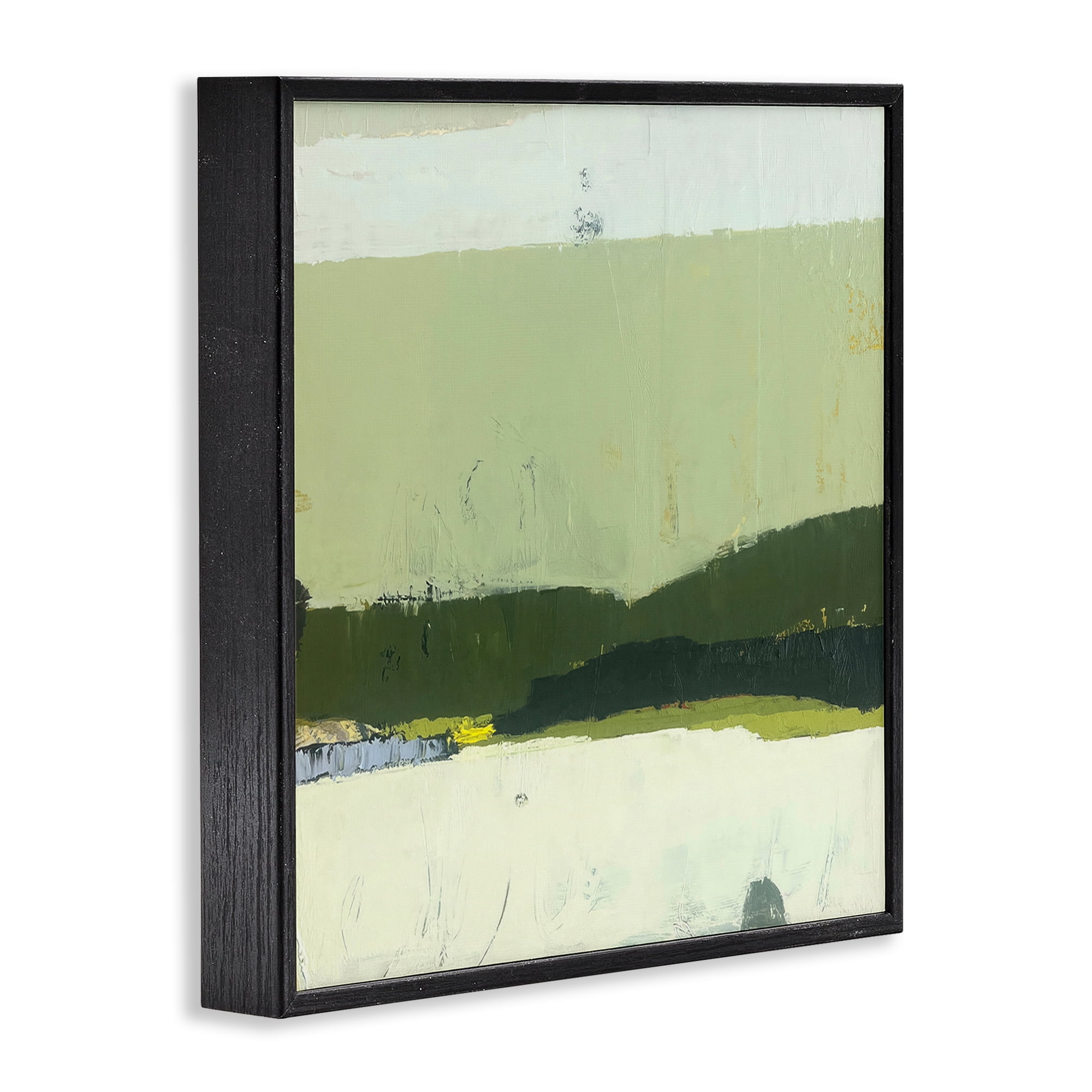 Stupell Industries Bloom Serene Layered Landscape Black Framed Giclee Art, design by Julia Foug