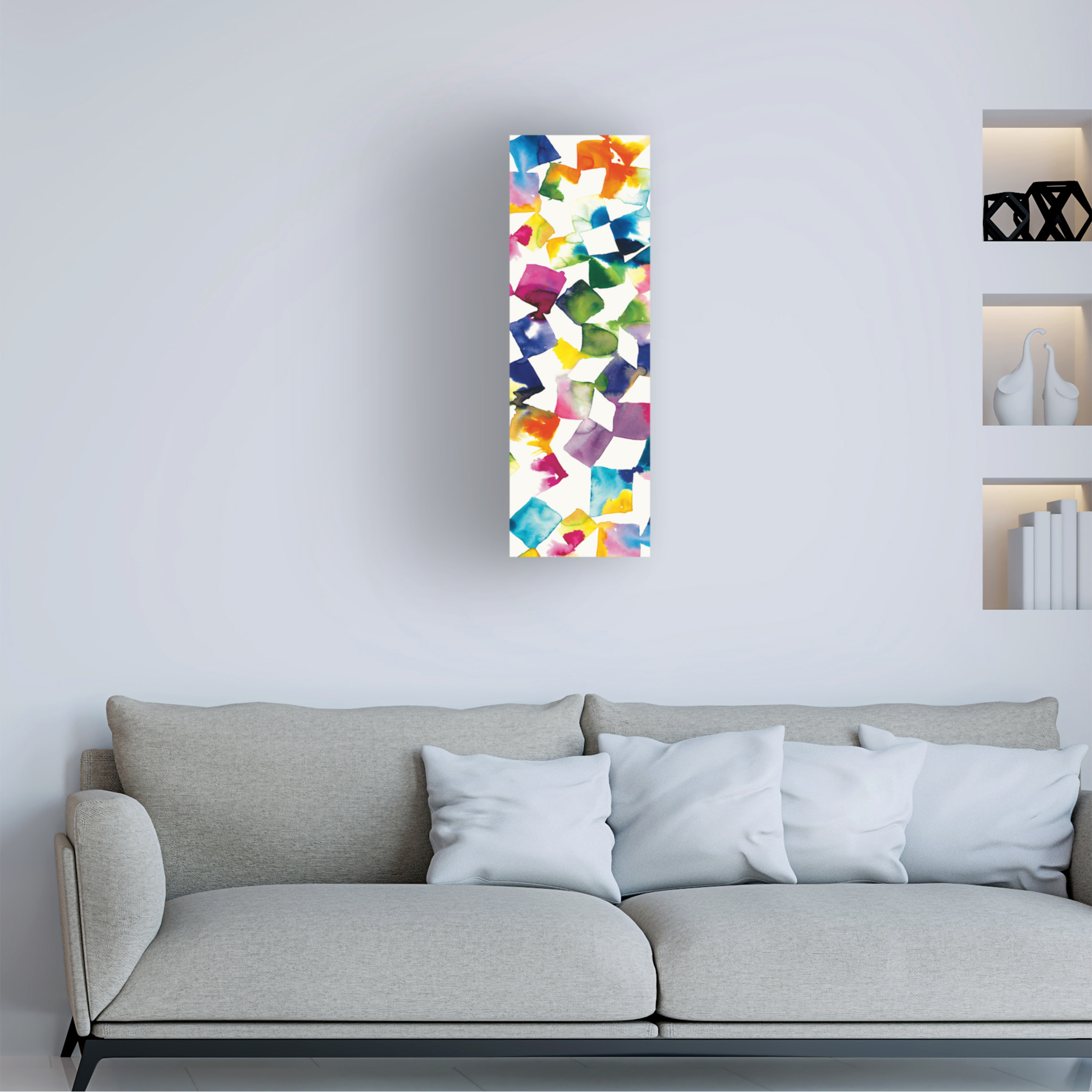 Wild Apple Portfolio 'Colorful Cubes II' Canvas Art