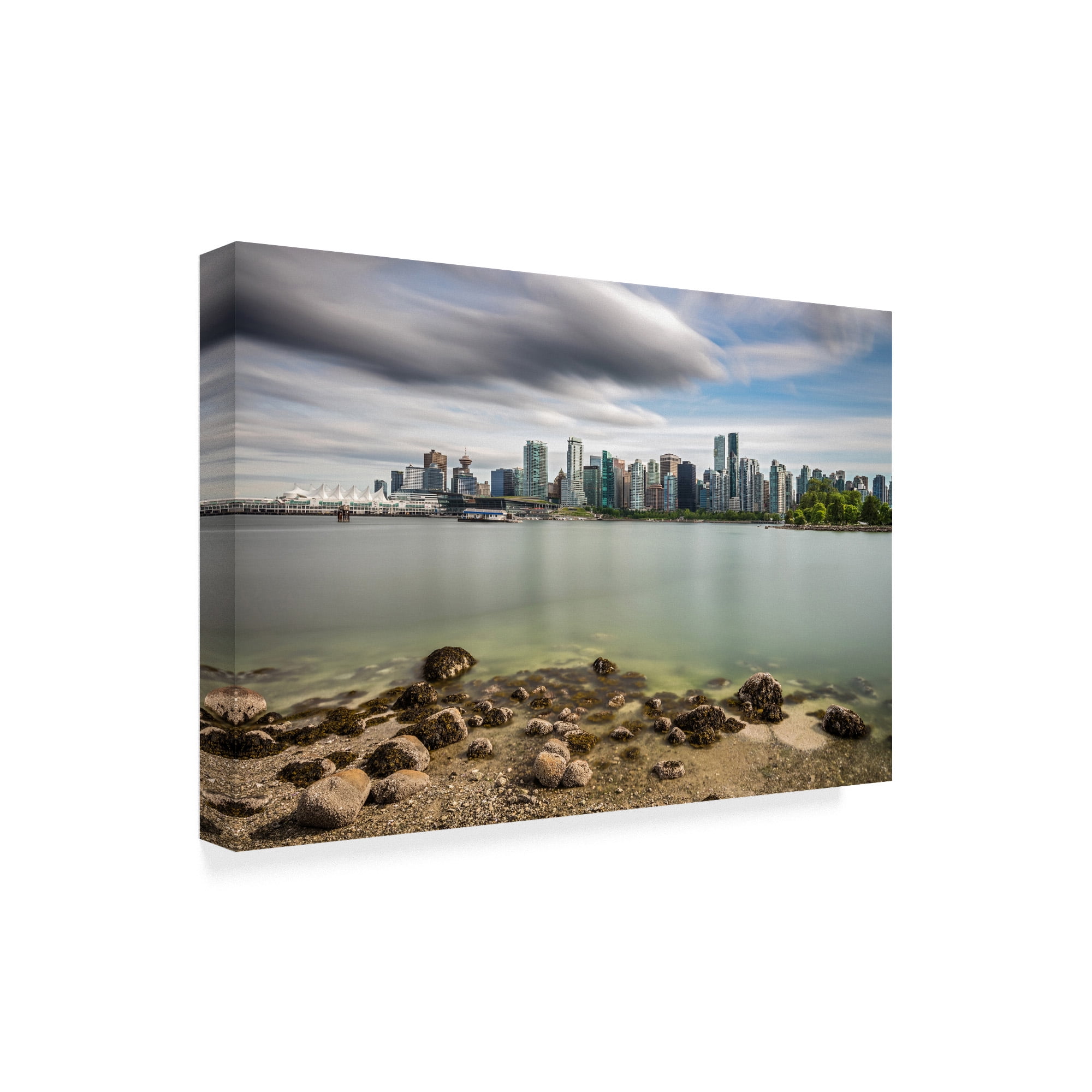 Trademark Fine Art 'Vancouver Modern City' Canvas Art by Pierre Leclerc