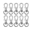 thumbnail image 3 of AMLESO 20 Pieces / Set Metal Swivel Lanyard Snap Hook Lobster Claw Clasp with Key Rings, 3 of 8
