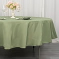 thumbnail image 3 of BalsaCircle 90" Premium Round Polyester Tablecloth Wedding Table Linens Eucalyptus Green, 3 of 8